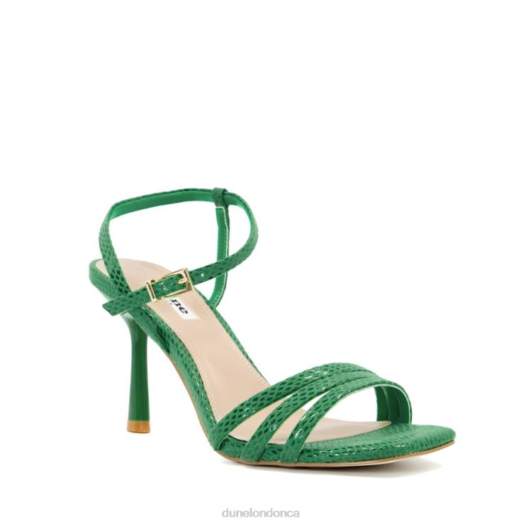 Dune London Magnum Women Strappy Heeled Sandals Green 2Z0DB256
