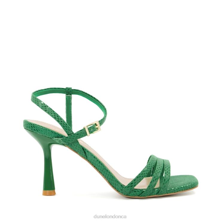 Dune London Magnum Women Strappy Heeled Sandals Green 2Z0DB256