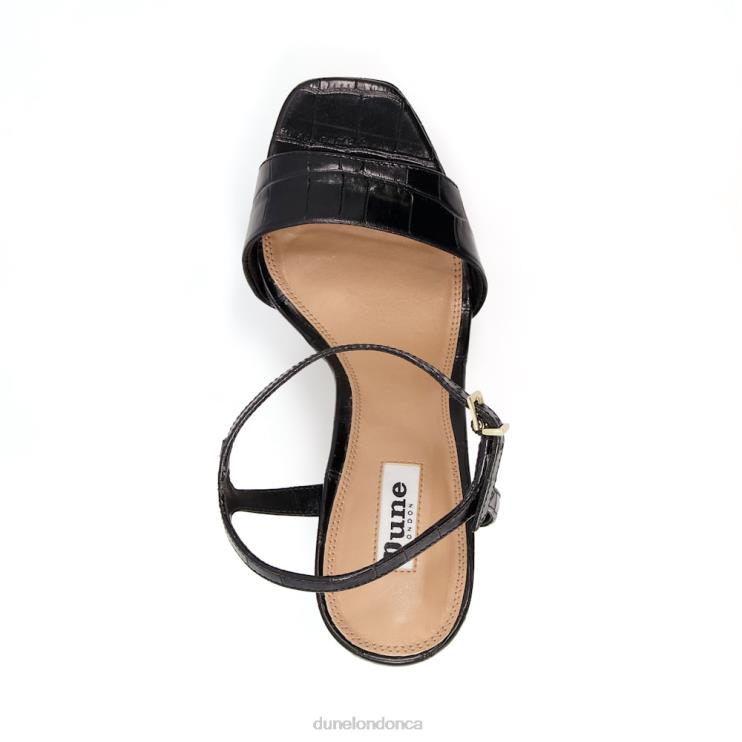 Dune London Matche Women Strappy Platform Heel Sandals Black 2Z0DB504