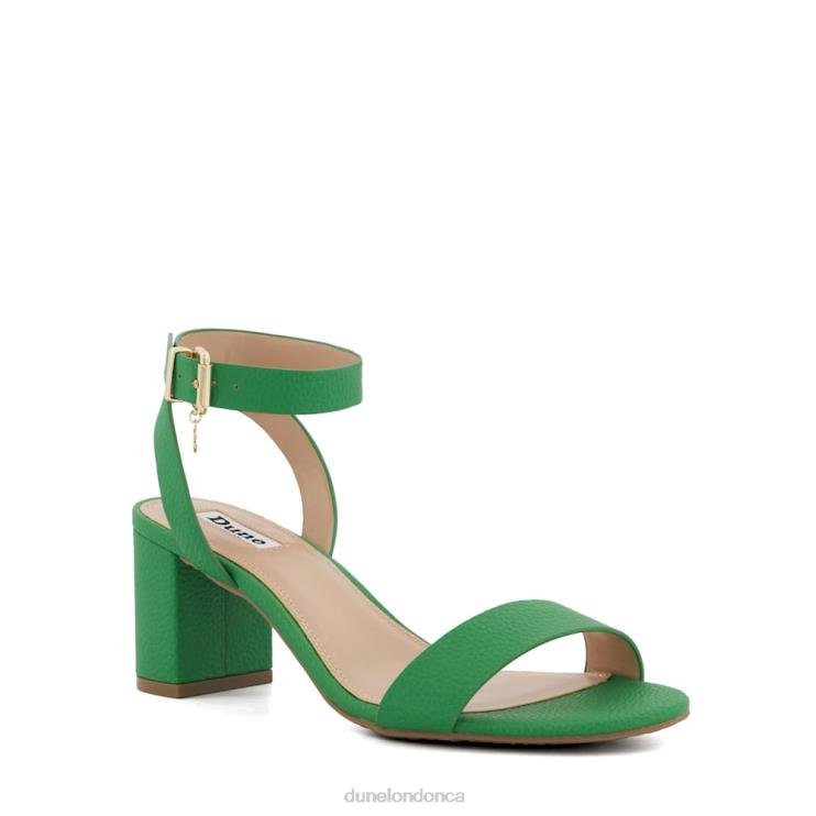 Dune London Memee Women Mid Block Heel Sandals Green 2Z0DB15