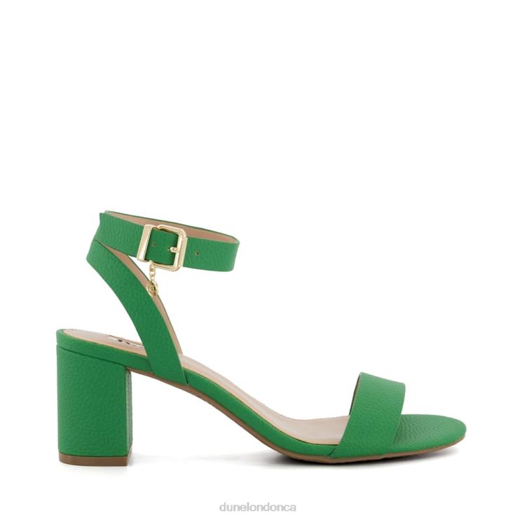 Dune London Memee Women Mid Block Heel Sandals Green 2Z0DB15