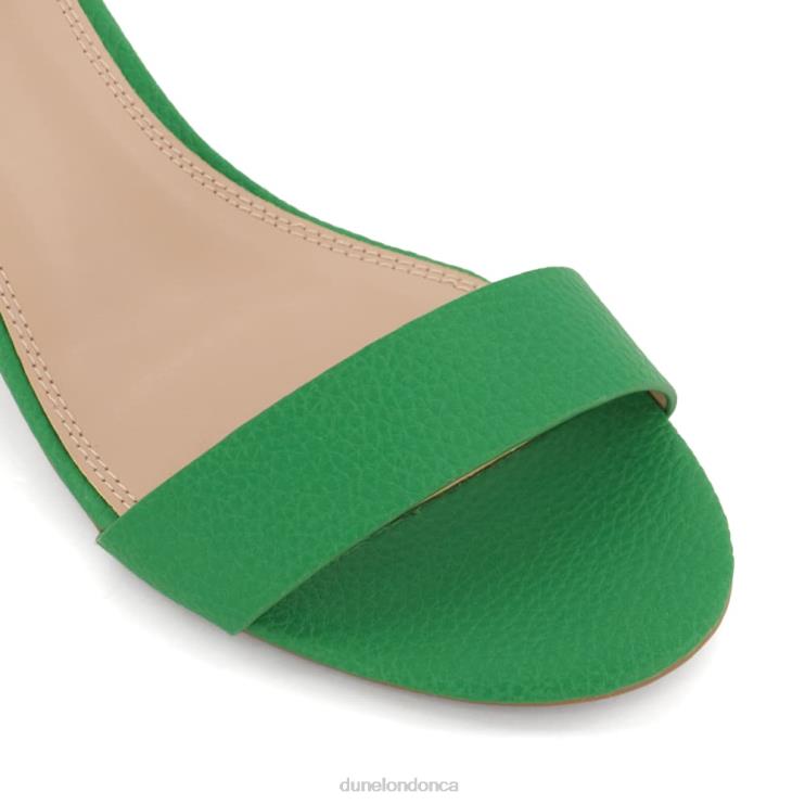 Dune London Memee Women Mid Block Heel Sandals Green 2Z0DB15