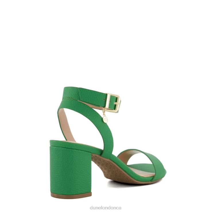 Dune London Memee Women Mid Block Heel Sandals Green 2Z0DB15