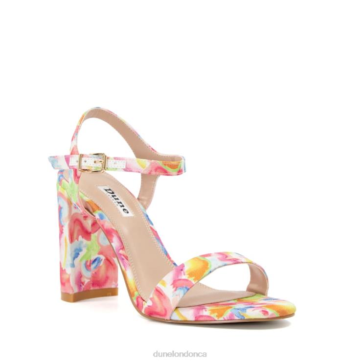 Dune London Milano Women Printed Heeled Sandals Multi 2Z0DB82