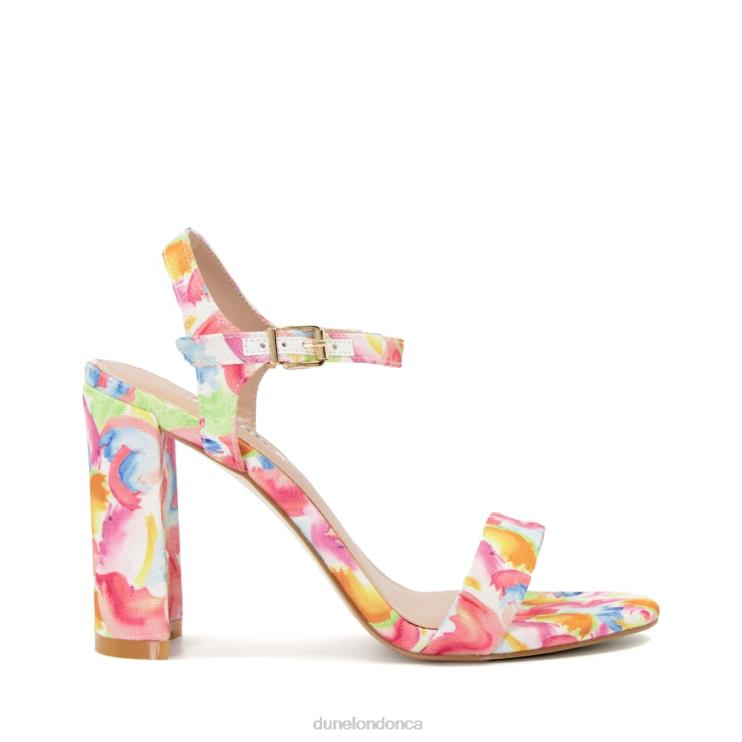 Dune London Milano Women Printed Heeled Sandals Multi 2Z0DB82