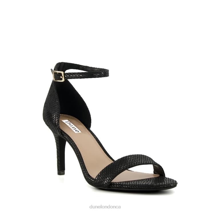 Dune London Morra Women Hard-Back Strappy Heeled Sandals Black 2Z0DB25