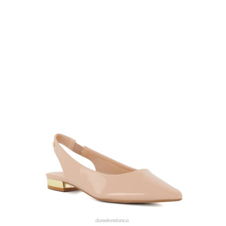 Dune London Caramello Women Slingback Ballet Pumps Blush 2Z0DB335