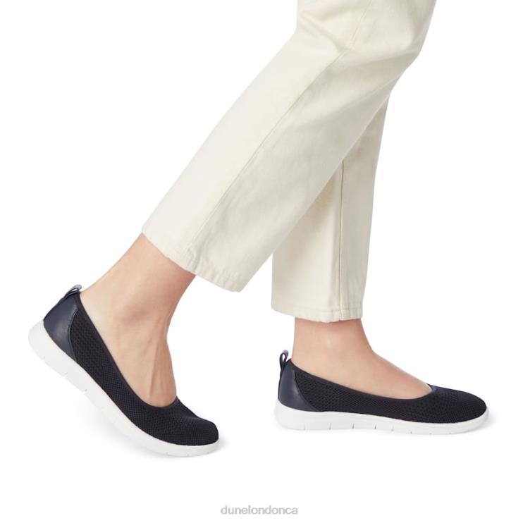 Dune London E Eliza Women Slip On Pump Navy 2Z0DB622