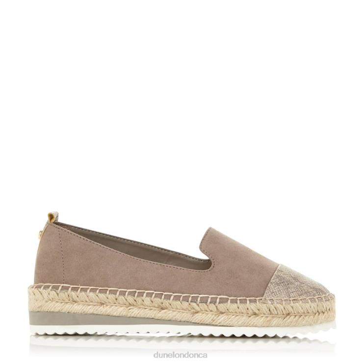 Dune London Gavina Women Toecap Eva Espadrilles Taupe 2Z0DB569
