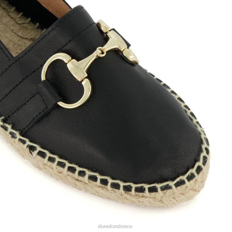 Dune London Guavas Women Snaffle-Trim Flat Espadrilles Black 2Z0DB443