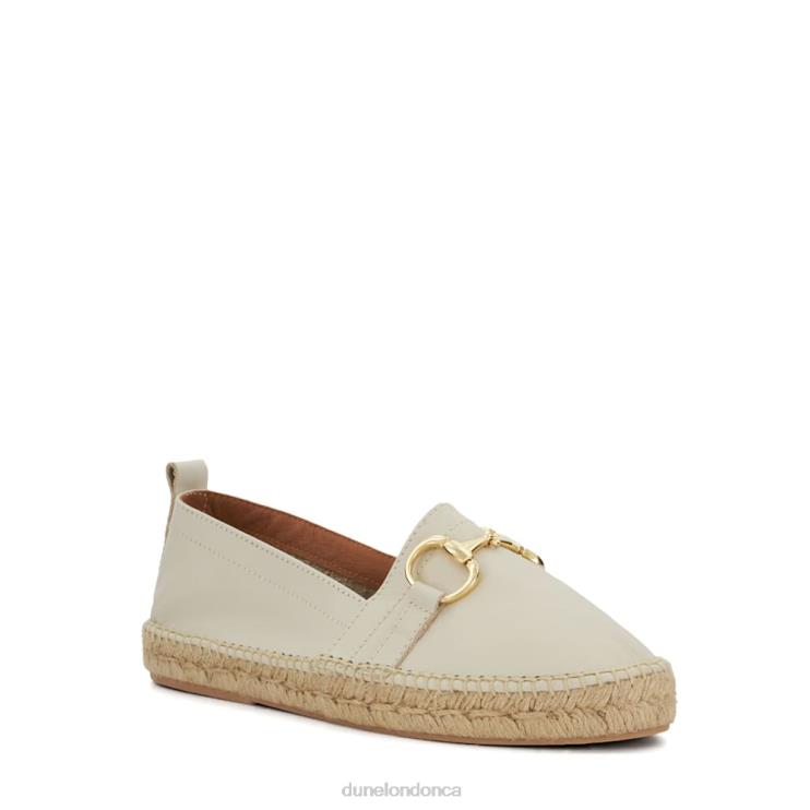 Dune London Guavas Women Snaffle-Trim Flat Espadrilles White 2Z0DB444