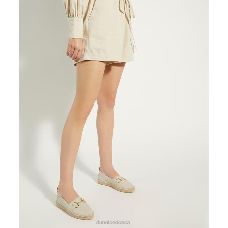 Dune London Guavas Women Snaffle-Trim Flat Espadrilles White 2Z0DB444