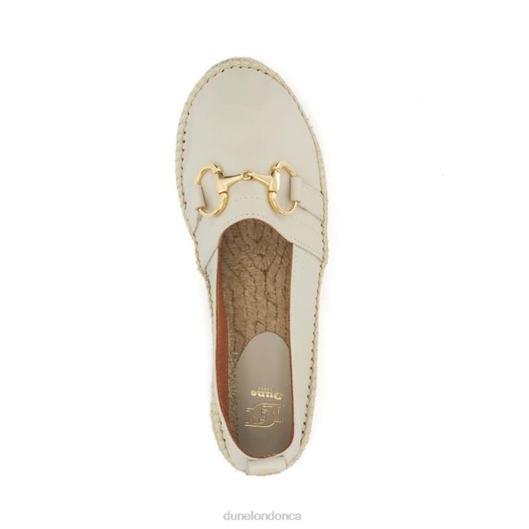 Dune London Guavas Women Snaffle-Trim Flat Espadrilles White 2Z0DB444