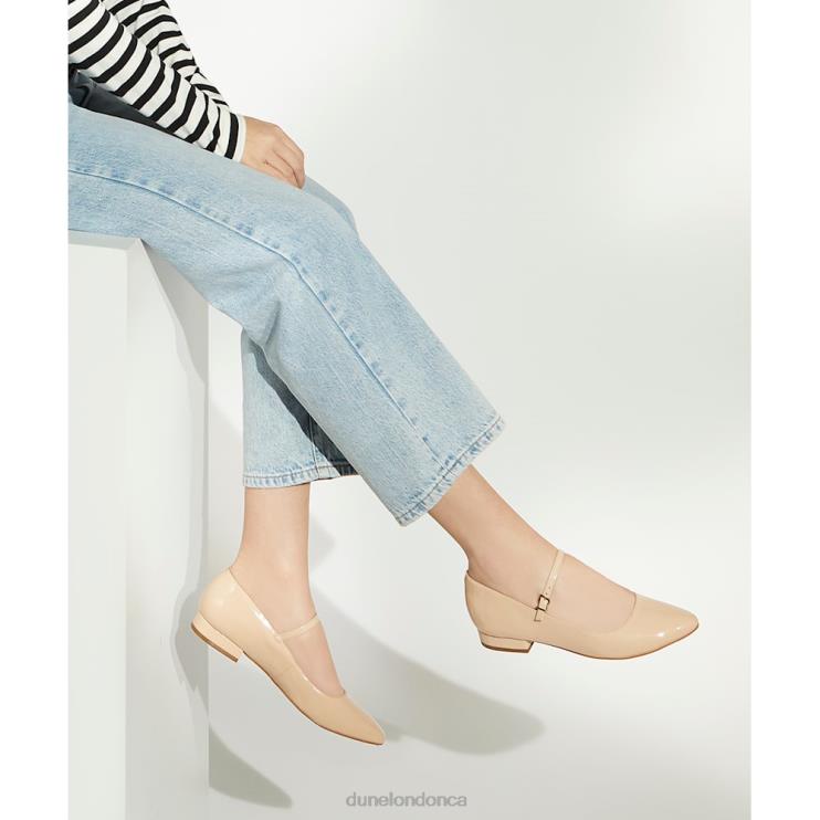 Dune London Hipplie Women Patent-Leather Mary Jane Shoes Blush 2Z0DB98