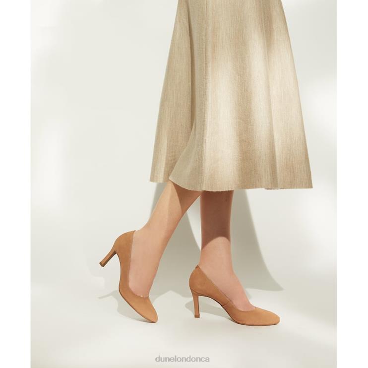 Dune London Adele Women Heeled Court Shoes Camel 2Z0DB212