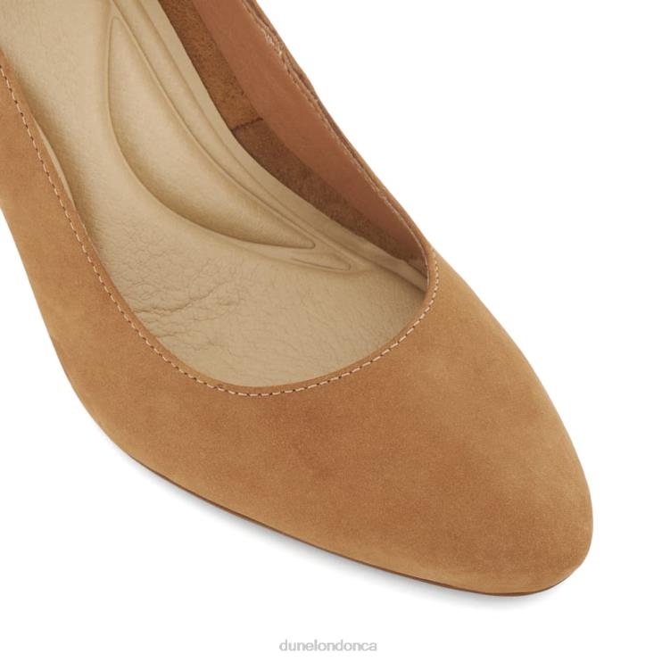 Dune London Adele Women Heeled Court Shoes Camel 2Z0DB212