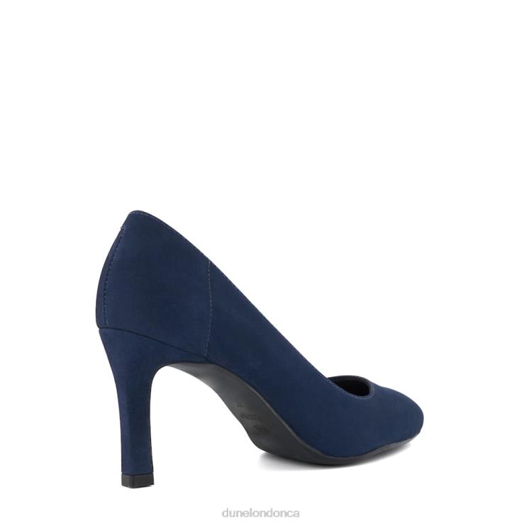 Dune London Adele Women Heeled Court Shoes Navy 2Z0DB213
