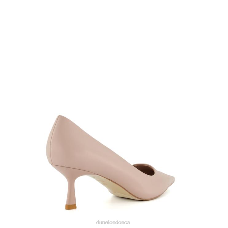 Dune London Angelina Women Flare-Heel Court Shoes Blush 2Z0DB176