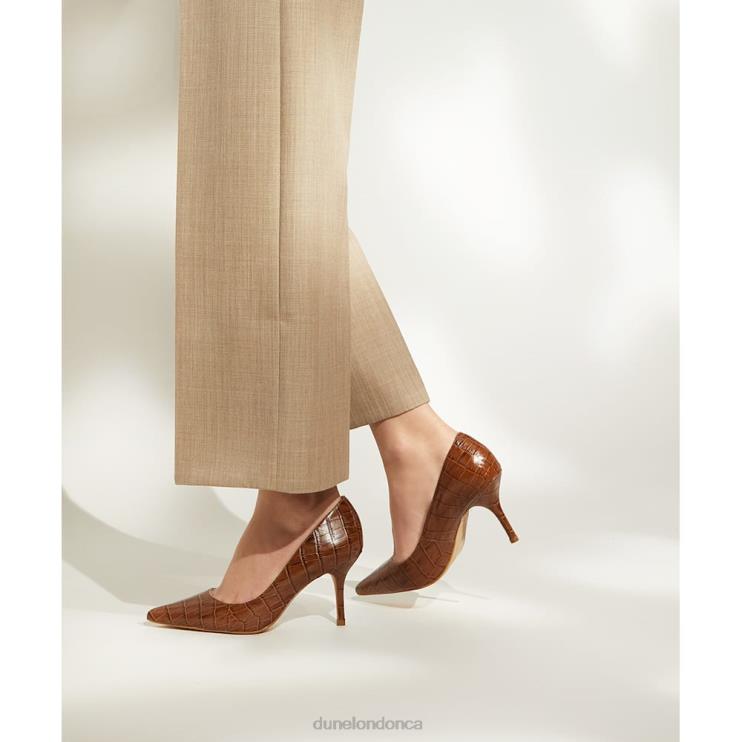 Dune London Bold Women Pointed-Toe Heeled Court Shoes Tan 2Z0DB483