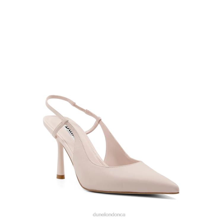 Dune London Cabanna Women Slingback Heeled Court Shoes Ecru 2Z0DB522