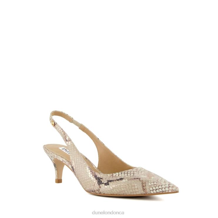 Dune London Capitol Women Slingback Court Shoes Reptile 2Z0DB124