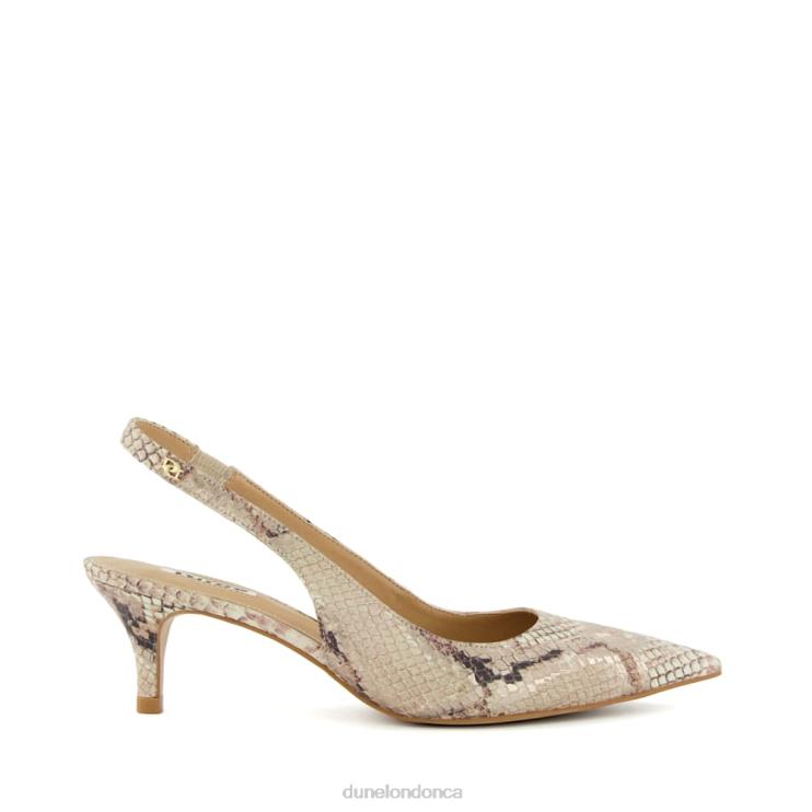Dune London Capitol Women Slingback Court Shoes Reptile 2Z0DB124