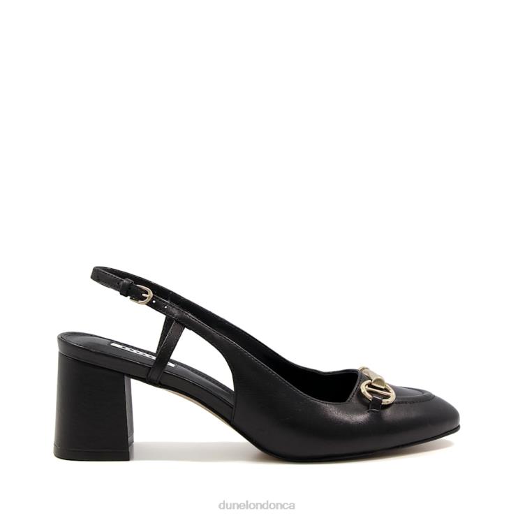 Dune London Cassie Women Wide Fit Sling-Back Court Shoes Black 2Z0DB564