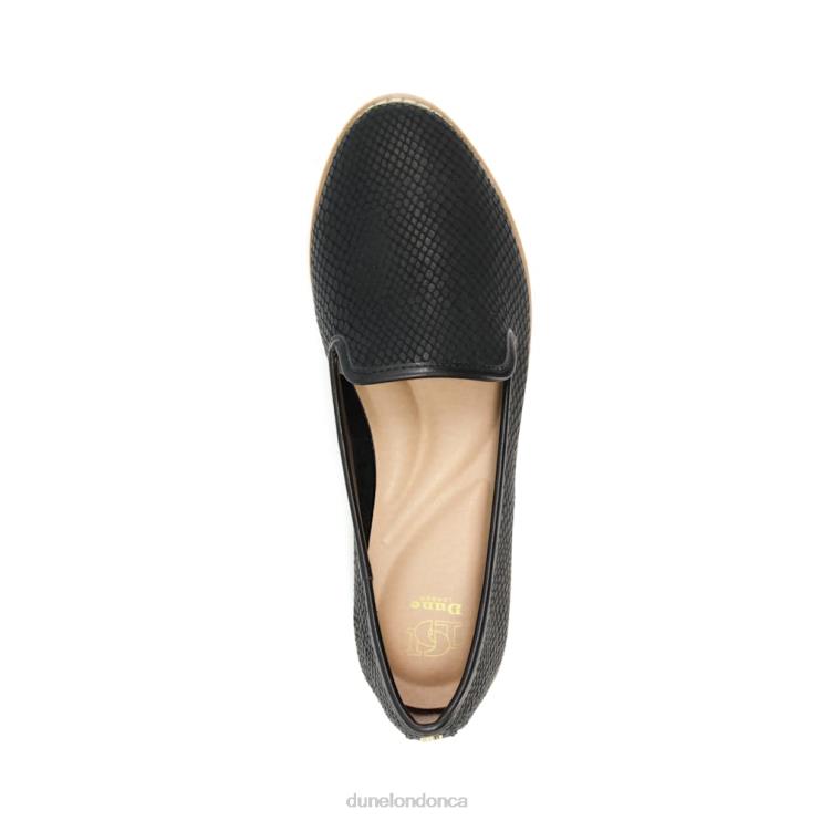 Dune London Galleon Women Printed Sport Loafer Black 2Z0DB624