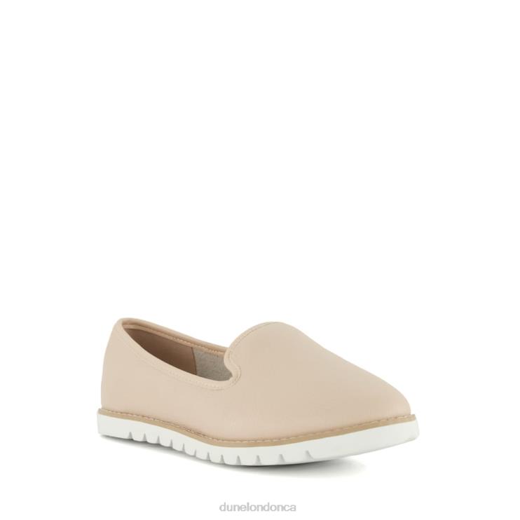 Dune London Galleoni Women Cleated-Sole Casual Loafers Ecru 2Z0DB93
