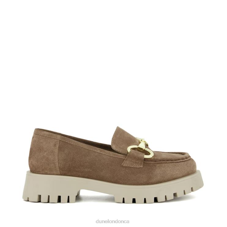 Dune London Gazed Women Chunky Snaffle-Trim Loafers Caramel 2Z0DB110