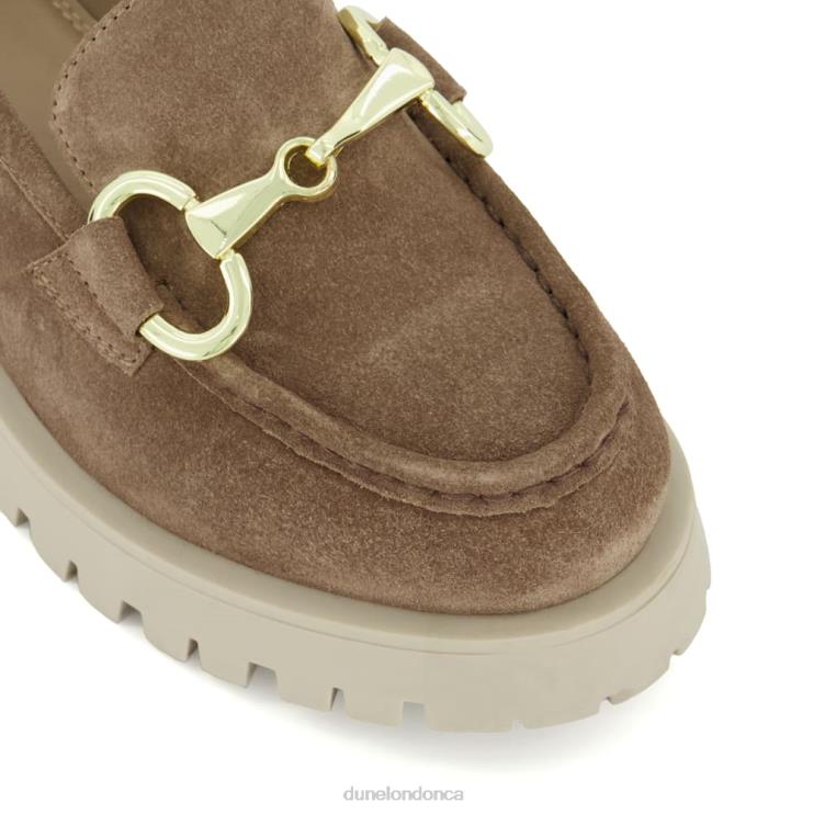 Dune London Gazed Women Chunky Snaffle-Trim Loafers Caramel 2Z0DB110