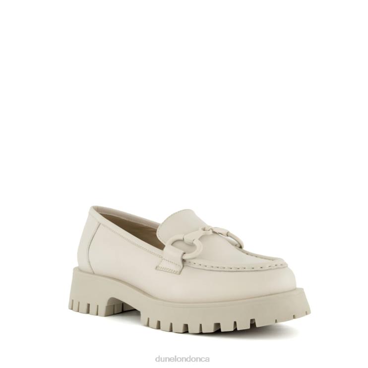 Dune London Gazed Women Chunky Snaffle-Trim Loafers Off White 2Z0DB457