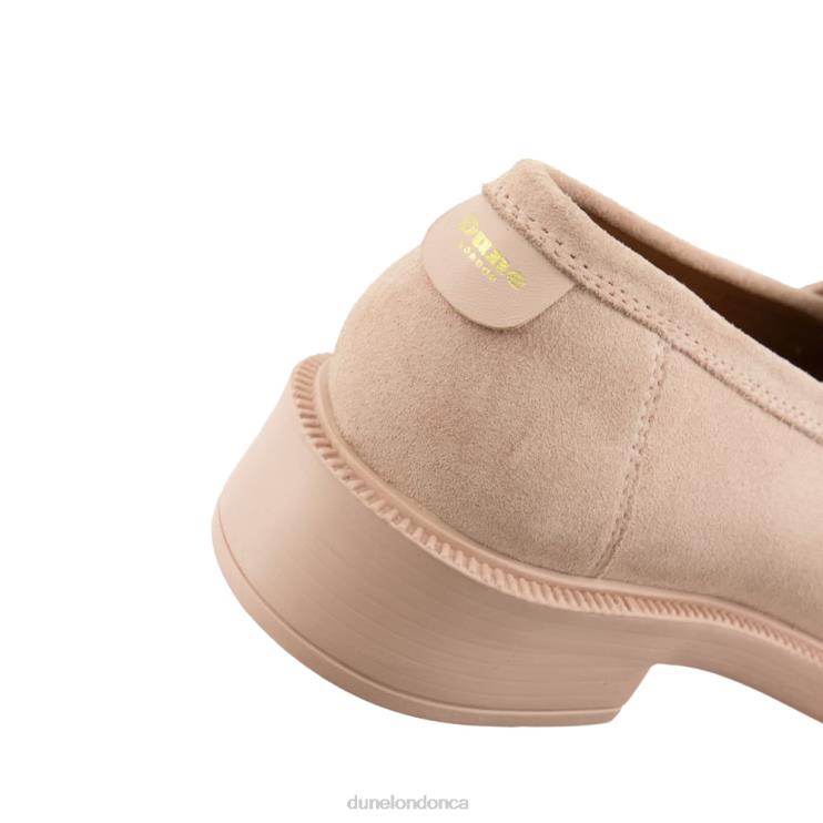 Dune London Gazelles Women Penny-Trim Loafers Pink 2Z0DB468