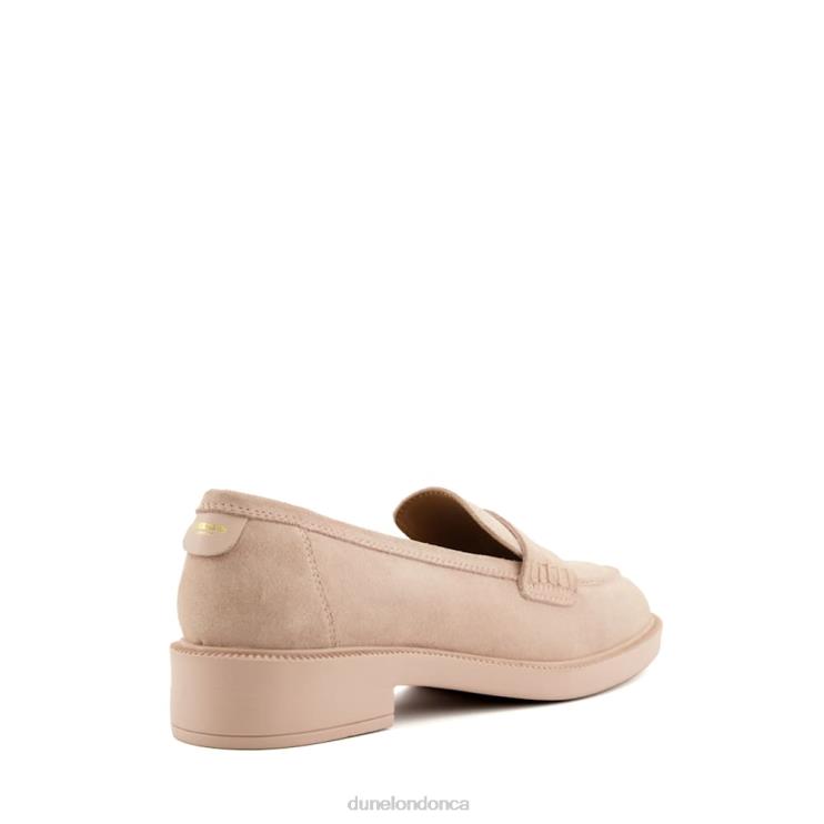 Dune London Gazelles Women Penny-Trim Loafers Pink 2Z0DB468