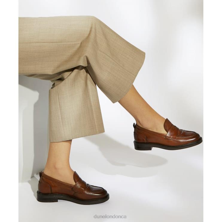 Dune London Geeno Women Penny Loafers Tan 2Z0DB312