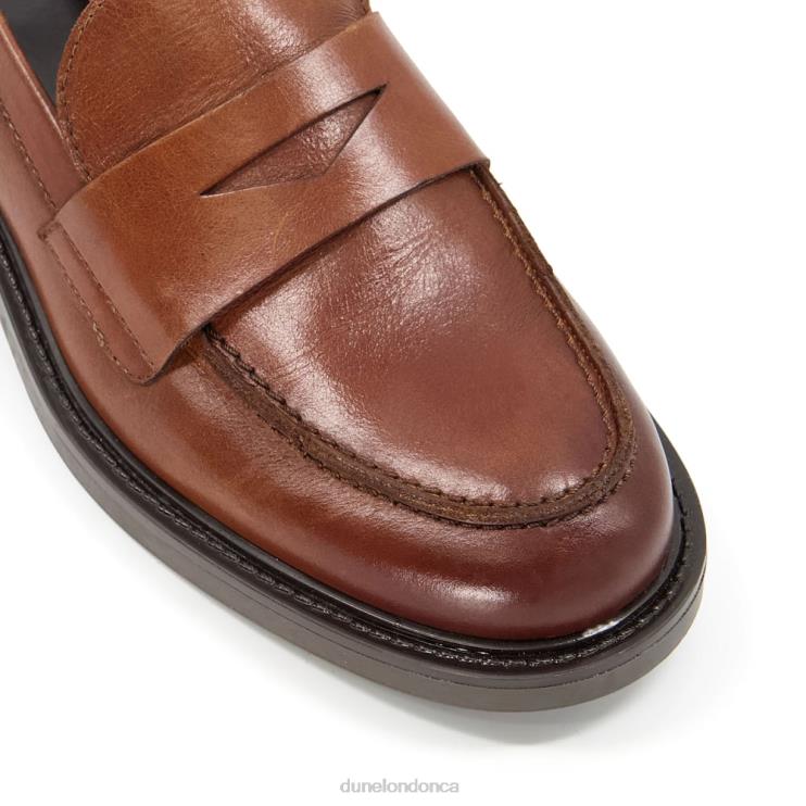 Dune London Geeno Women Penny Loafers Tan 2Z0DB312