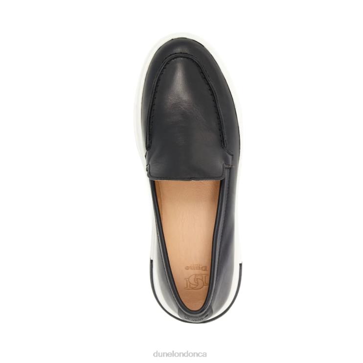 Dune London Generate Women Wedge-Heel Loafers Black 2Z0DB590