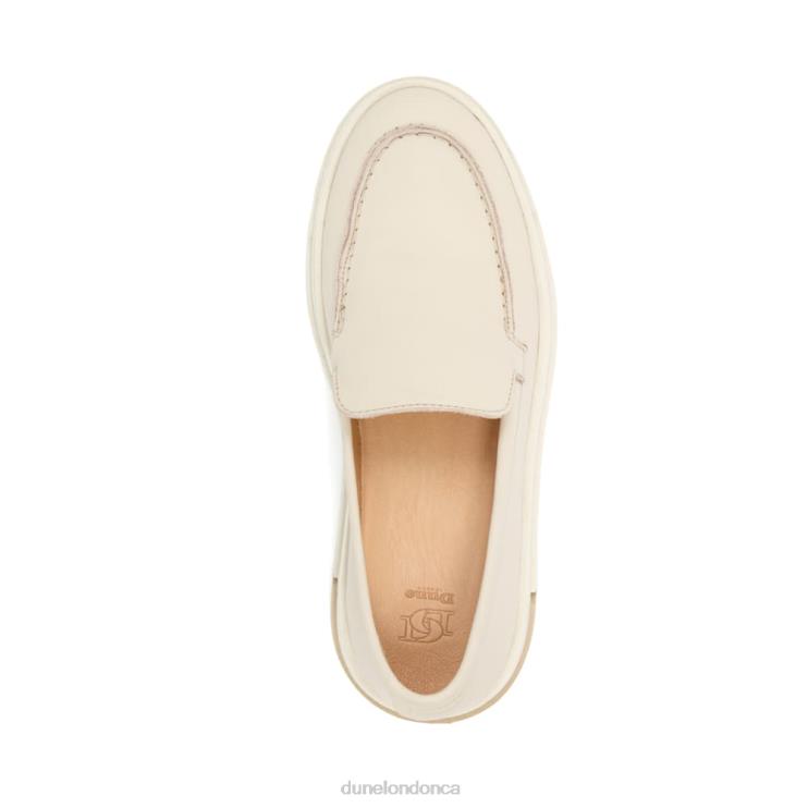 Dune London Generate Women Wedge-Heel Loafers Off White 2Z0DB553