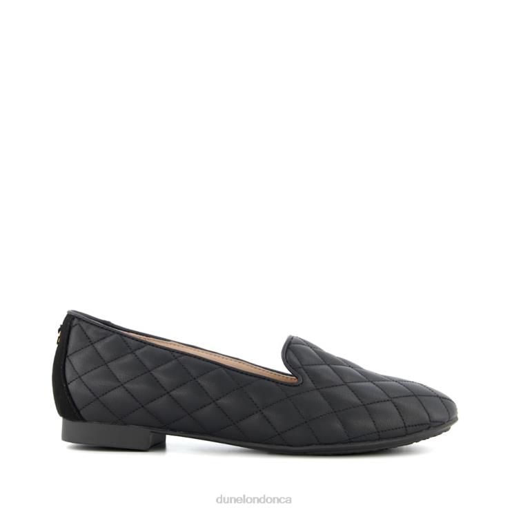 Dune London Genevie Women Quilted Loafers Black 2Z0DB669