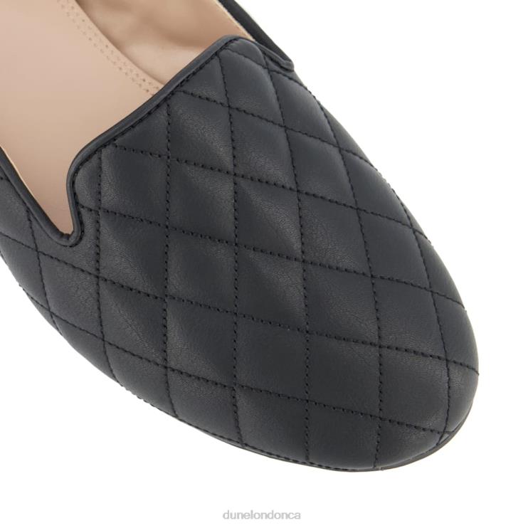 Dune London Genevie Women Quilted Loafers Black 2Z0DB669