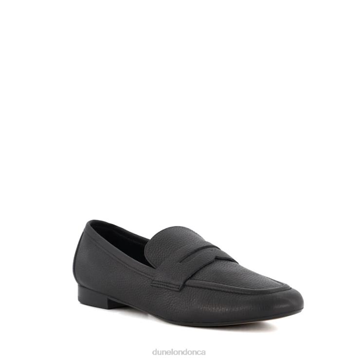 Dune London Gianetta Women Flat Penny Loafers Black 2Z0DB17
