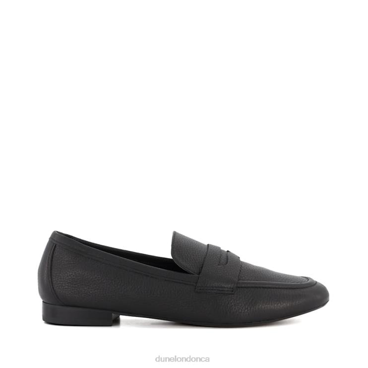 Dune London Gianetta Women Flat Penny Loafers Black 2Z0DB17