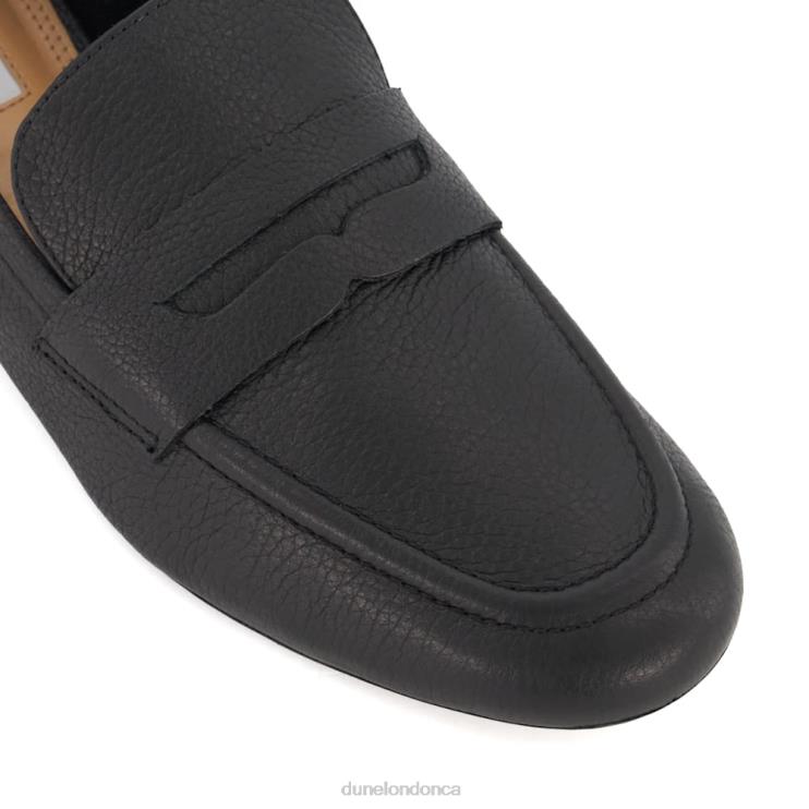 Dune London Gianetta Women Flat Penny Loafers Black 2Z0DB17