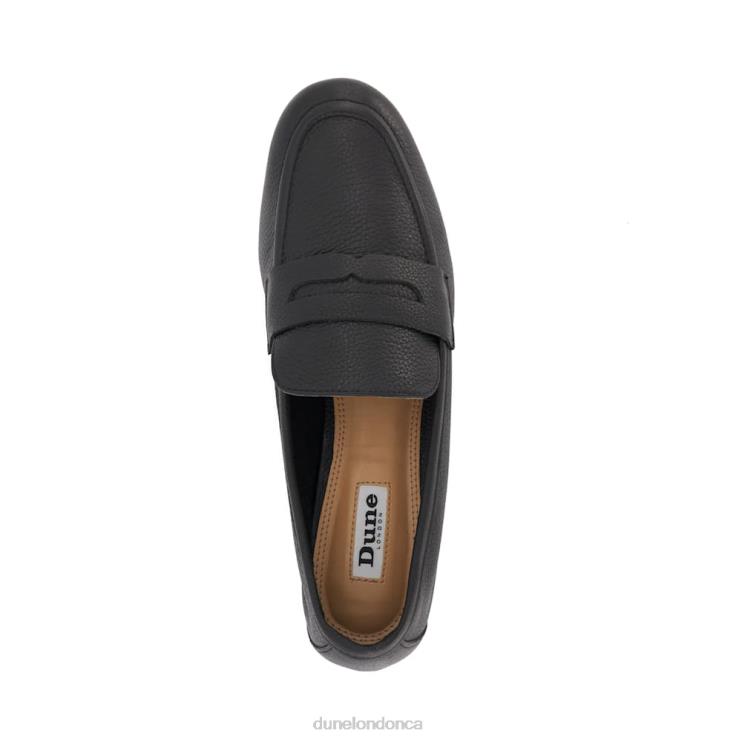 Dune London Gianetta Women Flat Penny Loafers Black 2Z0DB17