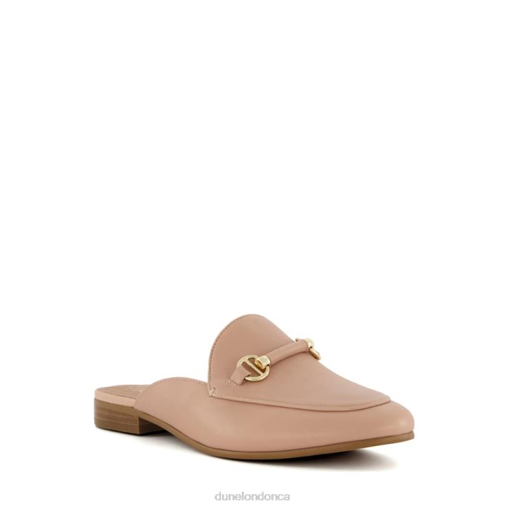 Dune London Glowed Women Snaffle-Trim Backless Loafer Blush 2Z0DB432