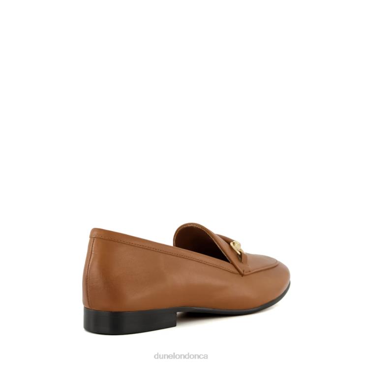 Dune London Grandeur Women Metal-Trim-Snaffle Loafers Tan 2Z0DB118