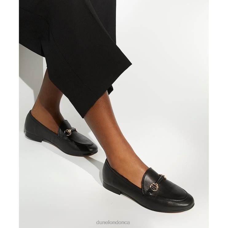 Dune London Grandeur Women Wide Fit Snaffle-Trim Loafers Black 2Z0DB105