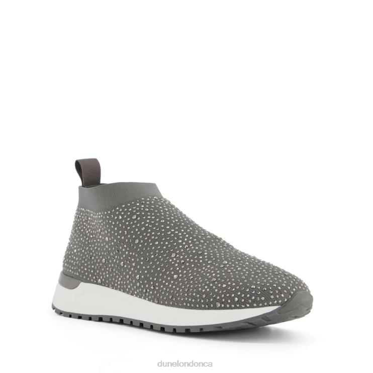 Dune London Element Women Sock Style Trainers Grey 2Z0DB670