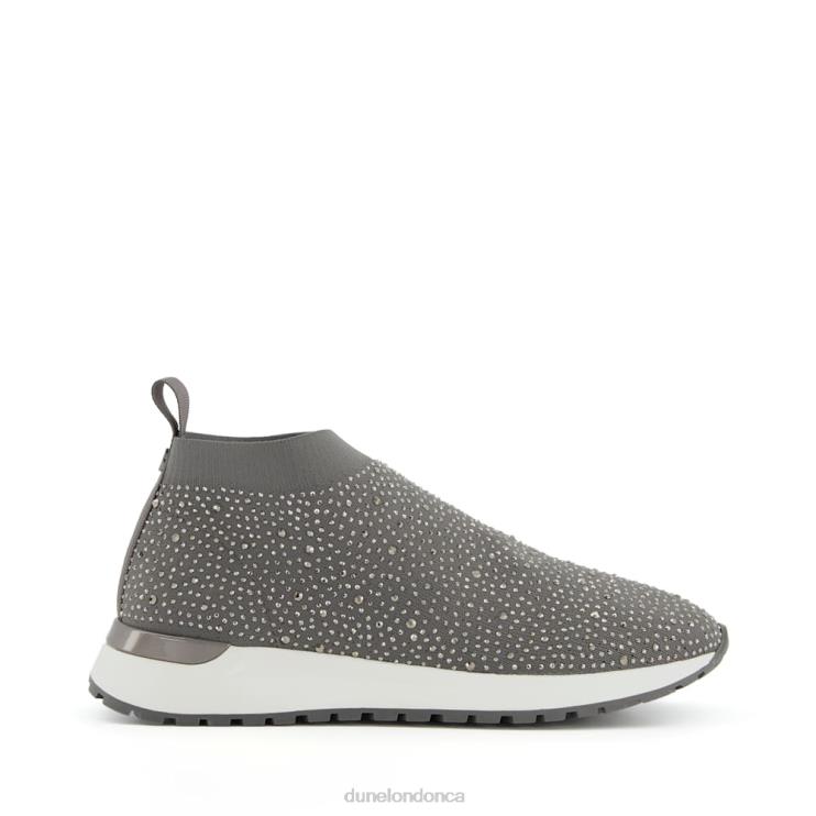 Dune London Element Women Sock Style Trainers Grey 2Z0DB670