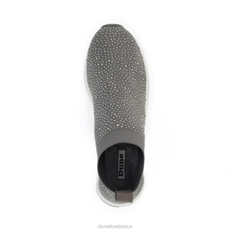 Dune London Element Women Sock Style Trainers Grey 2Z0DB670